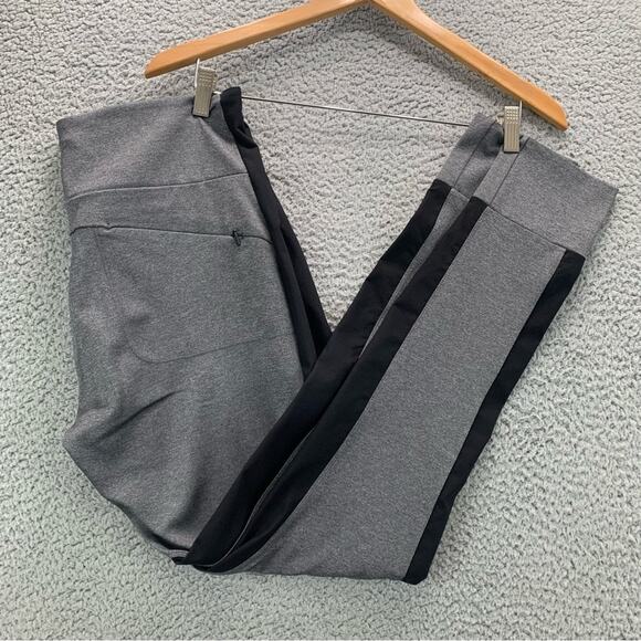 Athleta Essex Hybrid Tights Leggings Women's Heather Gray  -  Size:   LT - Picture 7 of 16